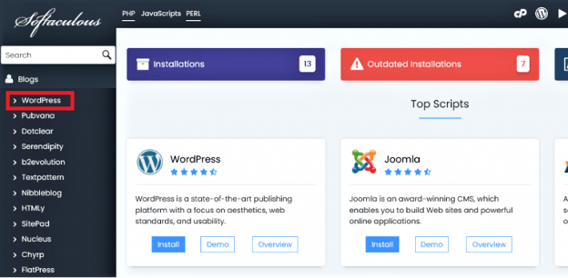 Install WordPress on VPS